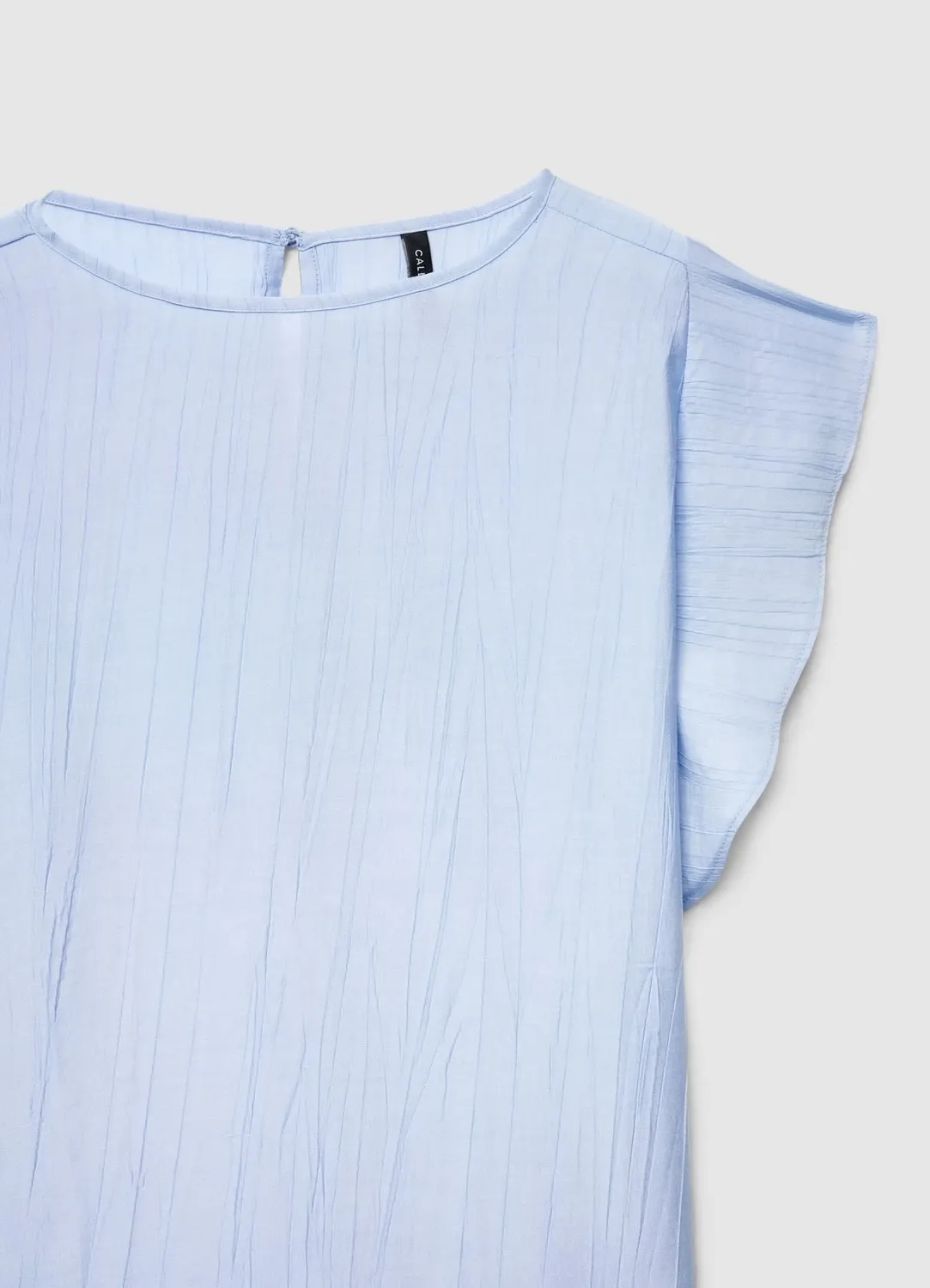 Calliope blouse manches volants femme unie