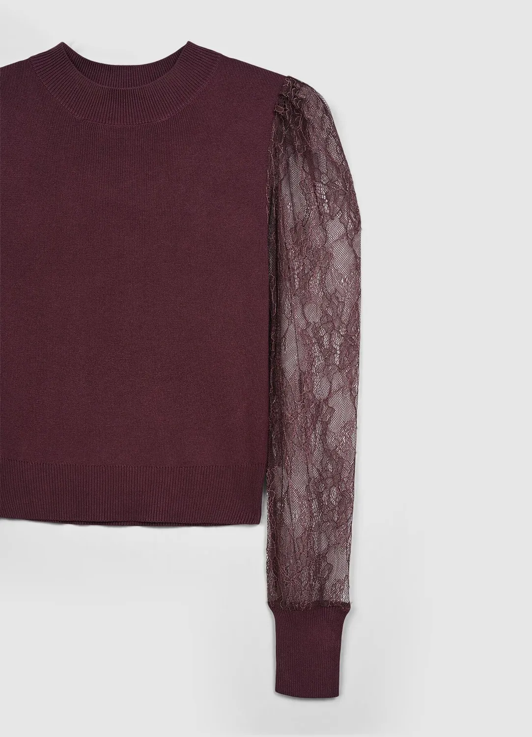 Calliope Pull Manches Dentelle Femme