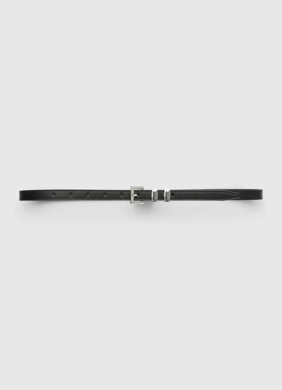 Calliope ceinture fine boucle carree ceinture femme unie