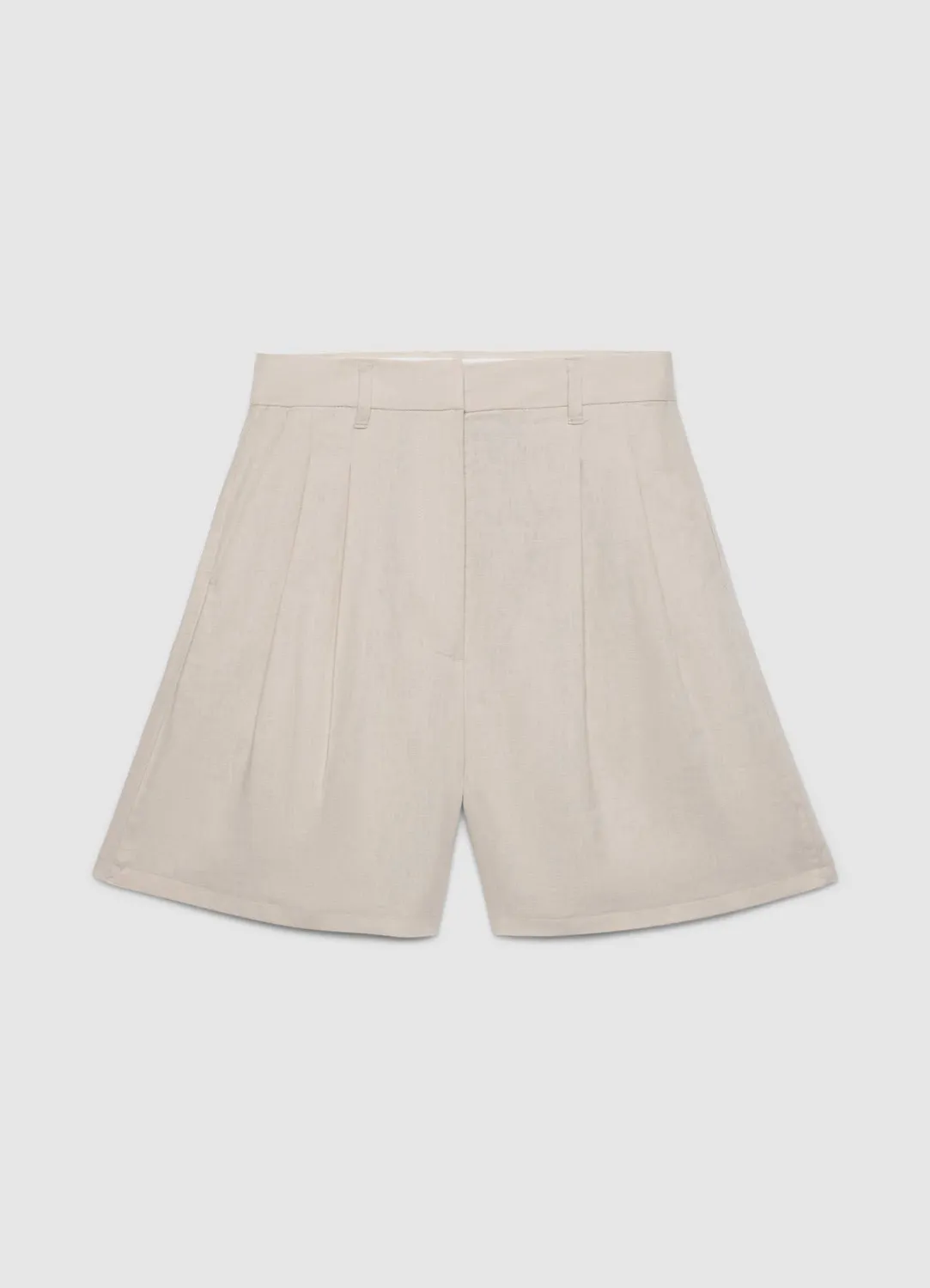 Calliope bermuda femme lin taille haute
