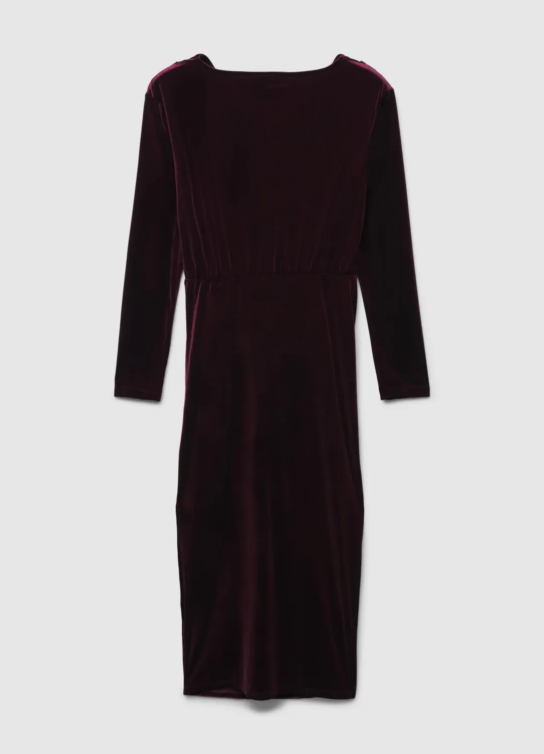 Calliope Atelier robe longue chenille fente manches longues
