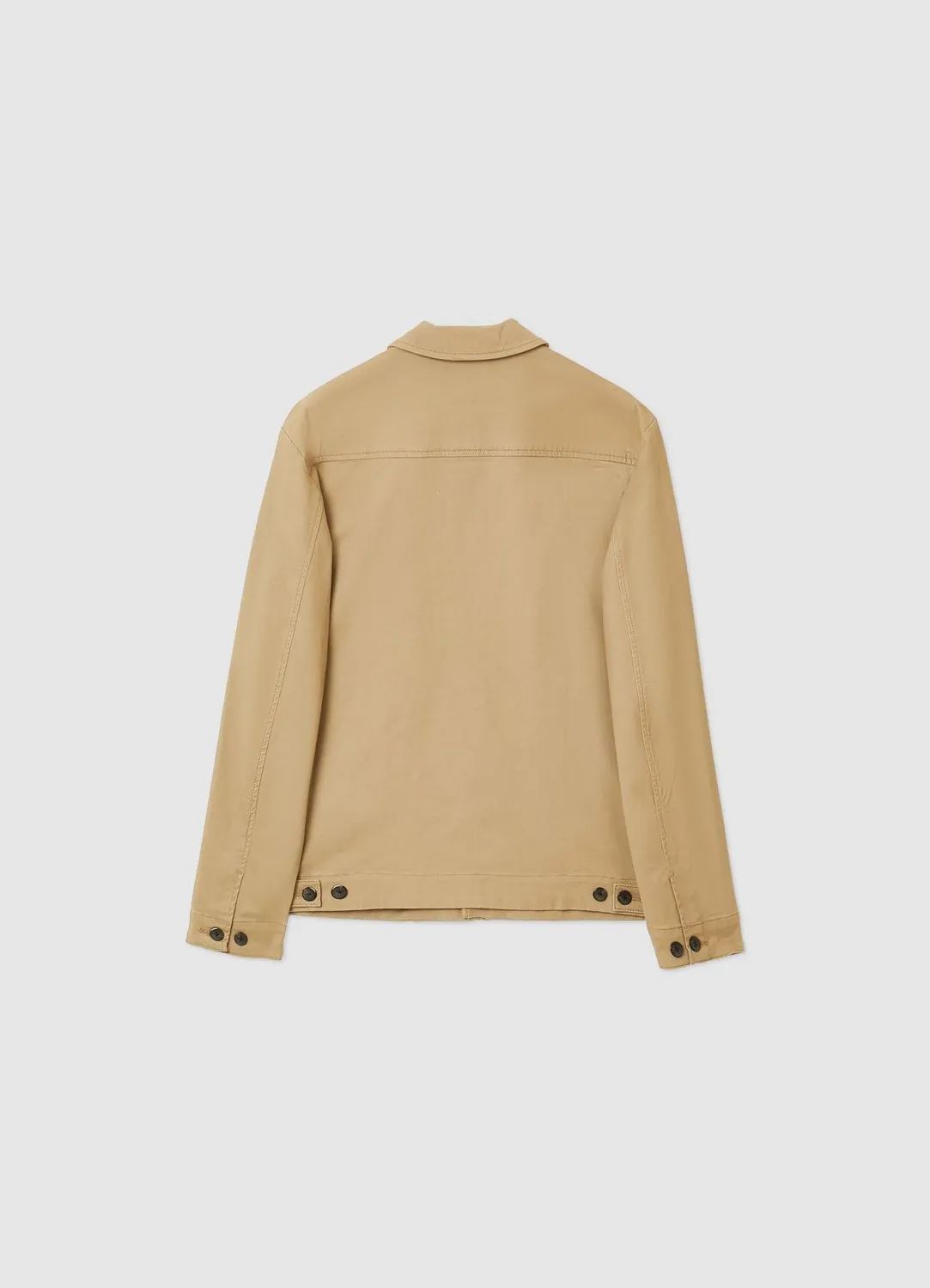 Calliope Blouson Coton Col Classique Veste Homme Casual