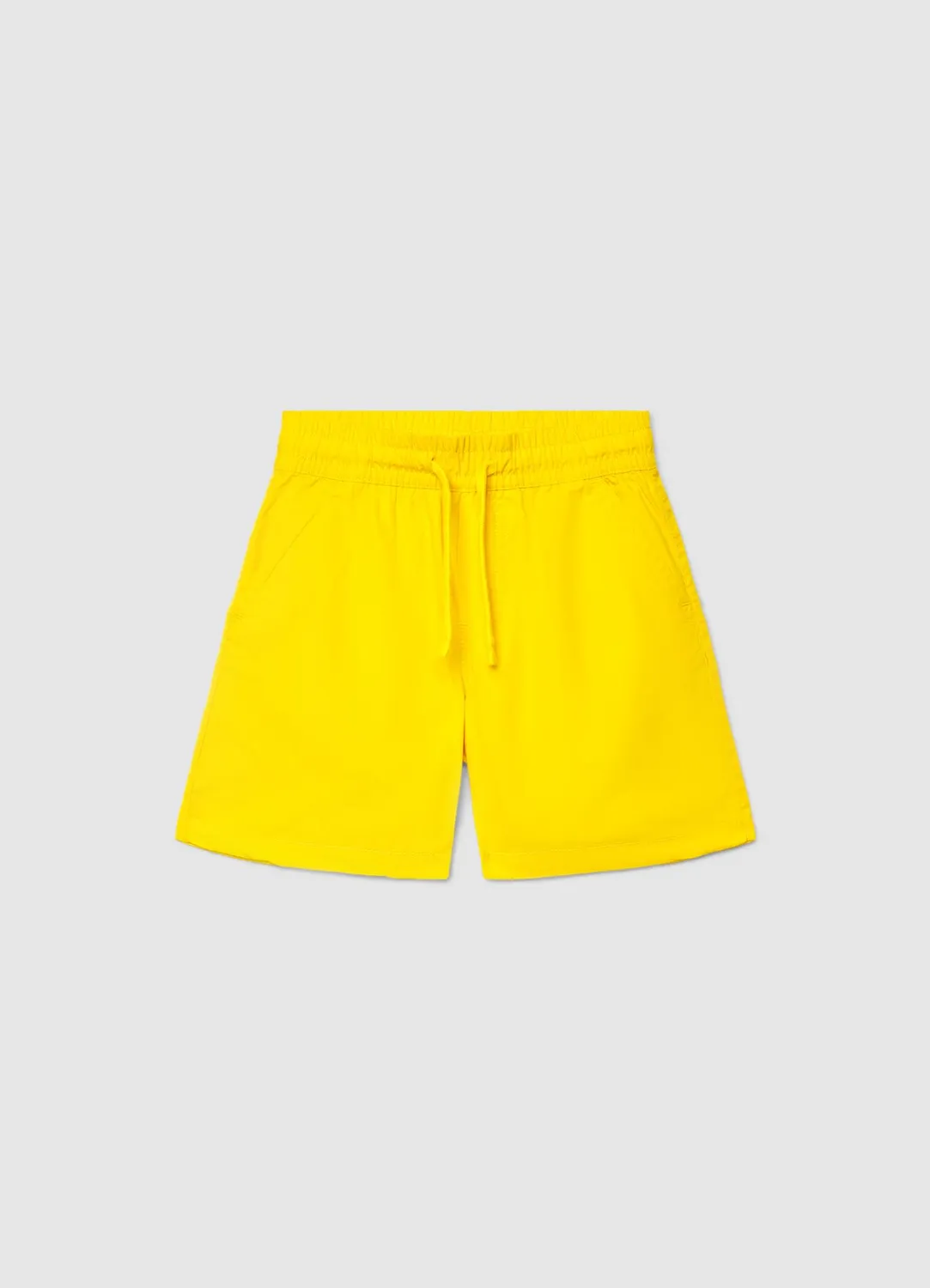 Calliope short coton uni garçon coupe droite