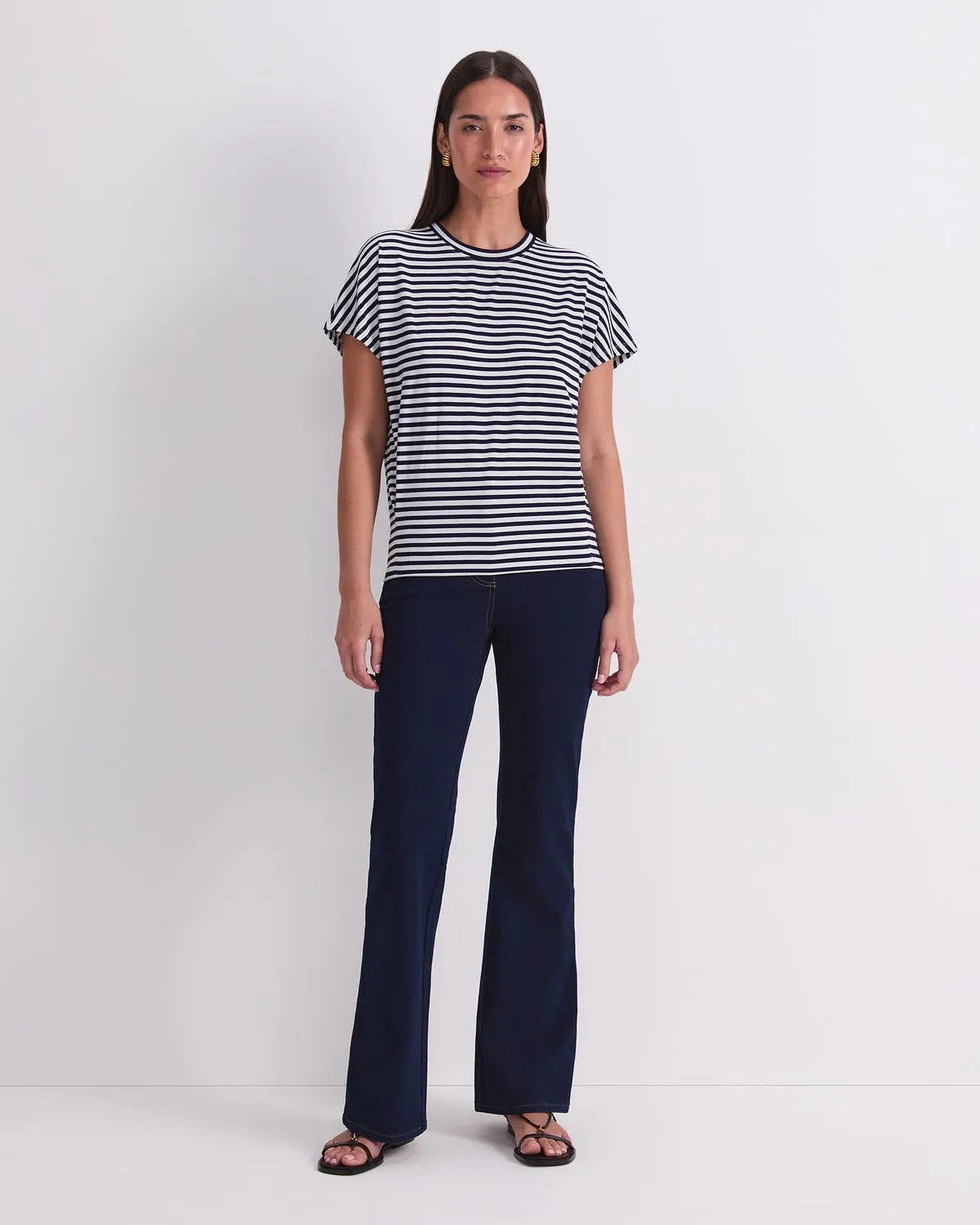 Sportscraft Chloe Lurex tee-shirt femme rayé