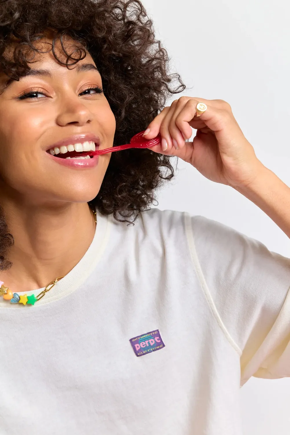 Perpète Molly tee-shirt crème coton bio