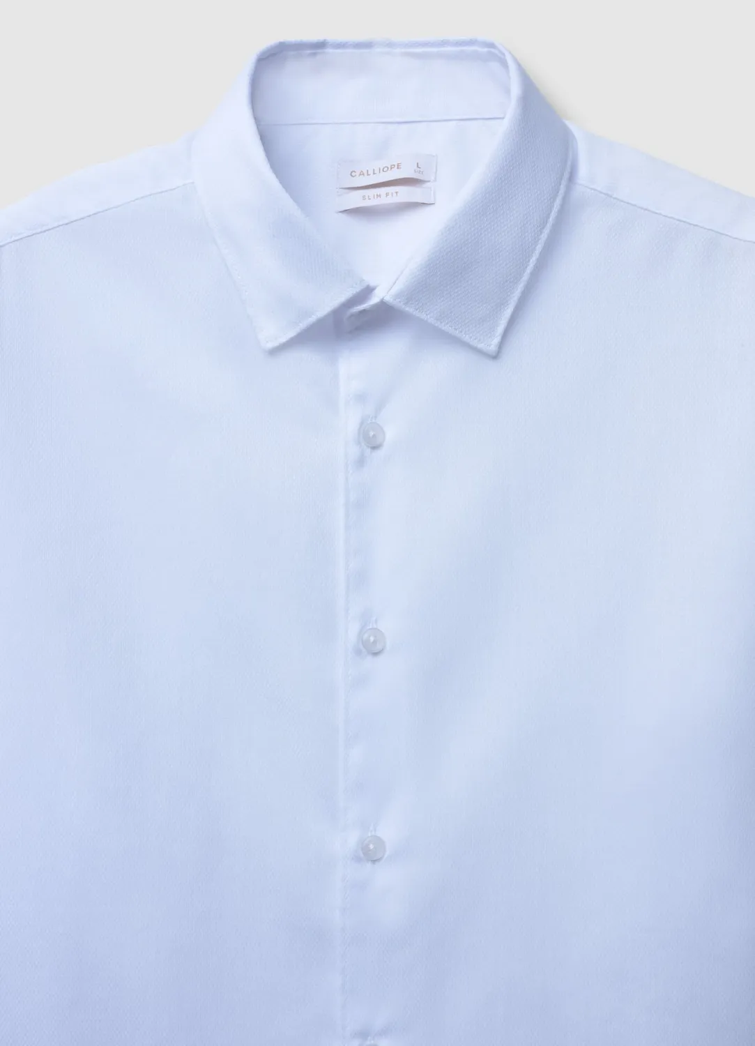 Calliope Camicia tessuto cotone operato chemise homme