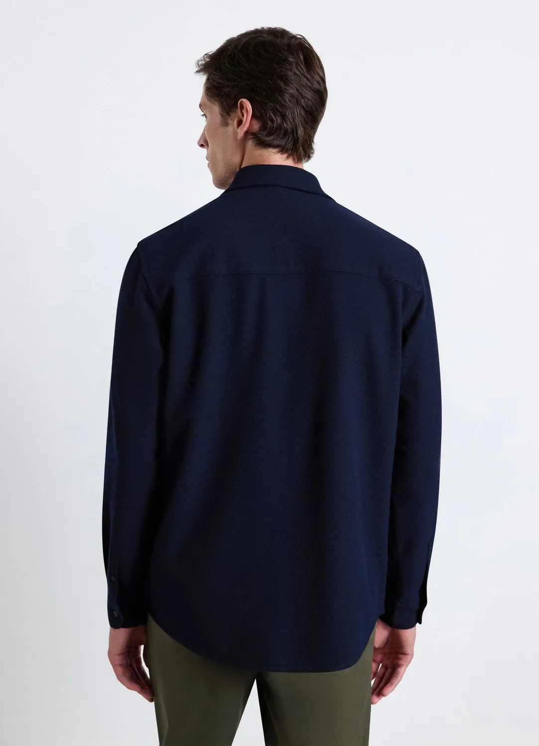 Calliope chemise homme manches longues poches unie