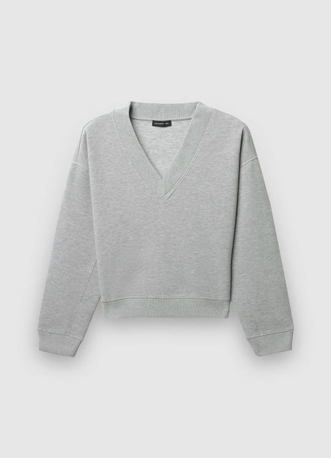 Calliope Sweat col V femme manches longues