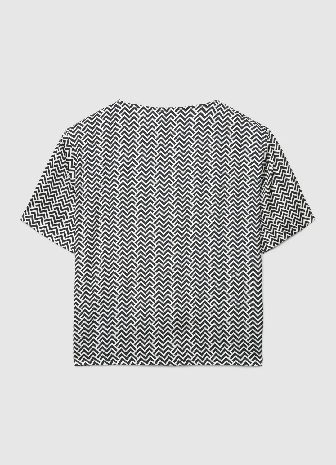 Calliope T-shirt chevrons femme effet satiné