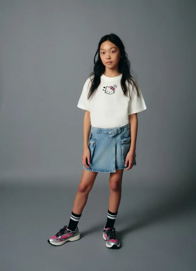 Calliope t-shirt fille Hello Kitty manches courtes