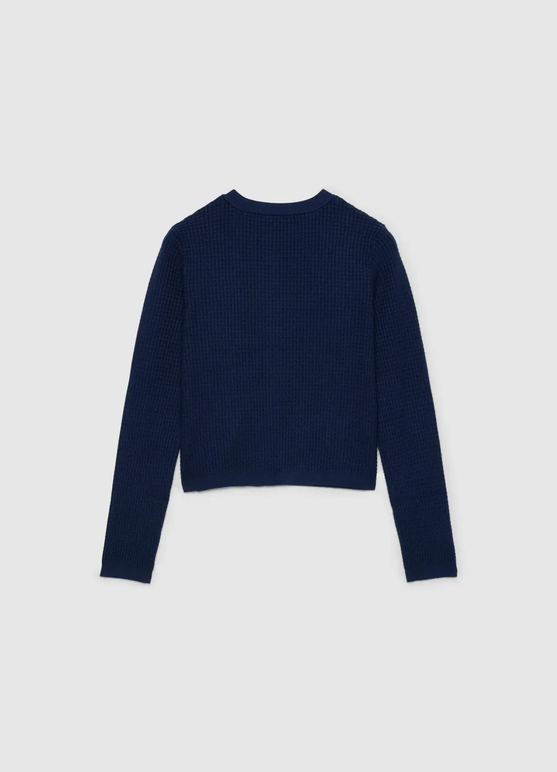 Calliope cardigan gaufré boutons bijou femme