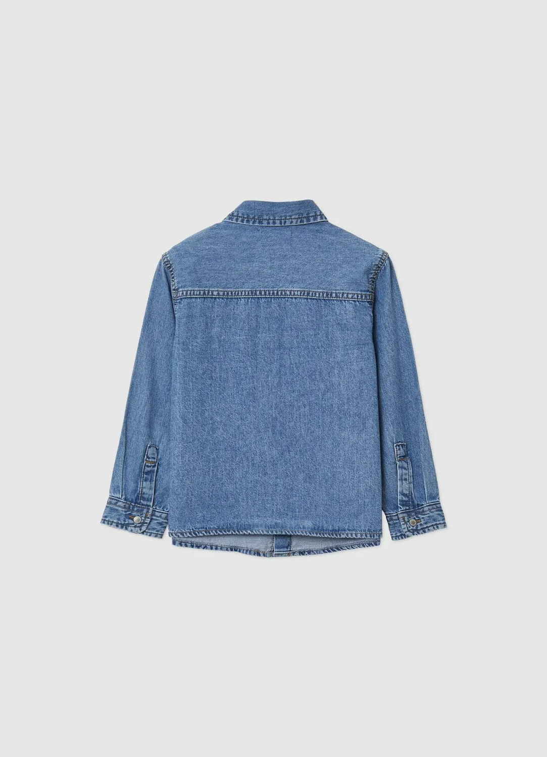 Calliope chemise denim garçon poches à rabat