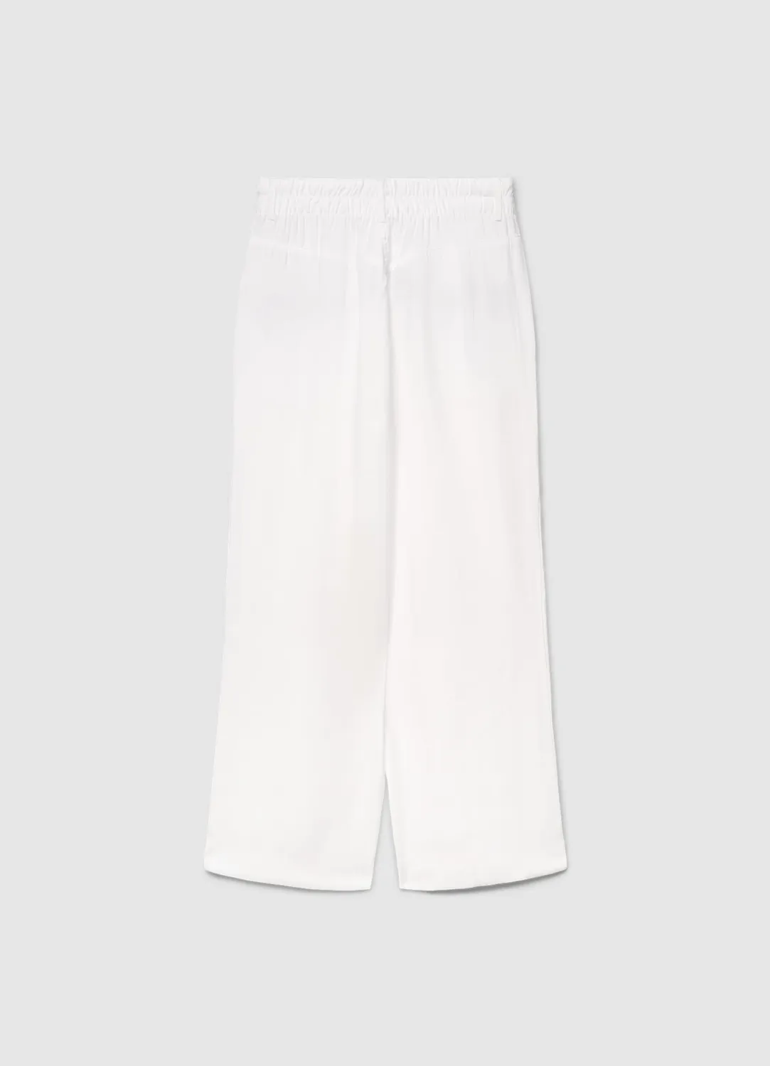 Calliope pantalon wide leg femme uni taille elastique
