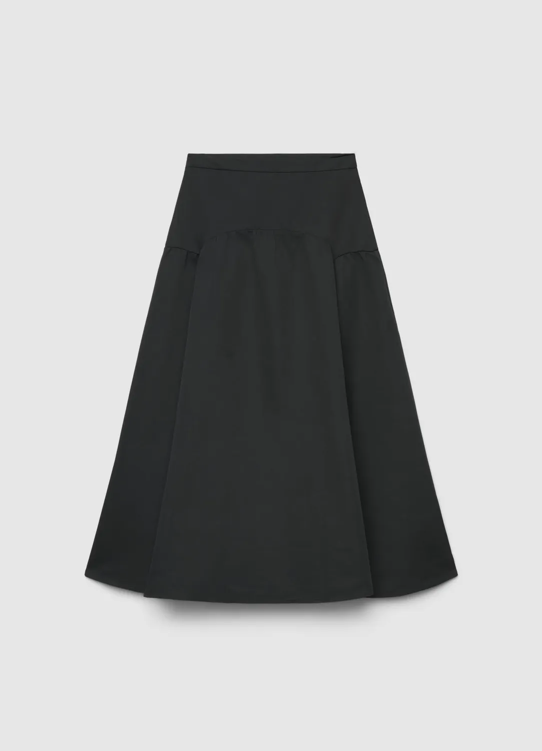 Calliope Jupe midi femme évasée unie volume