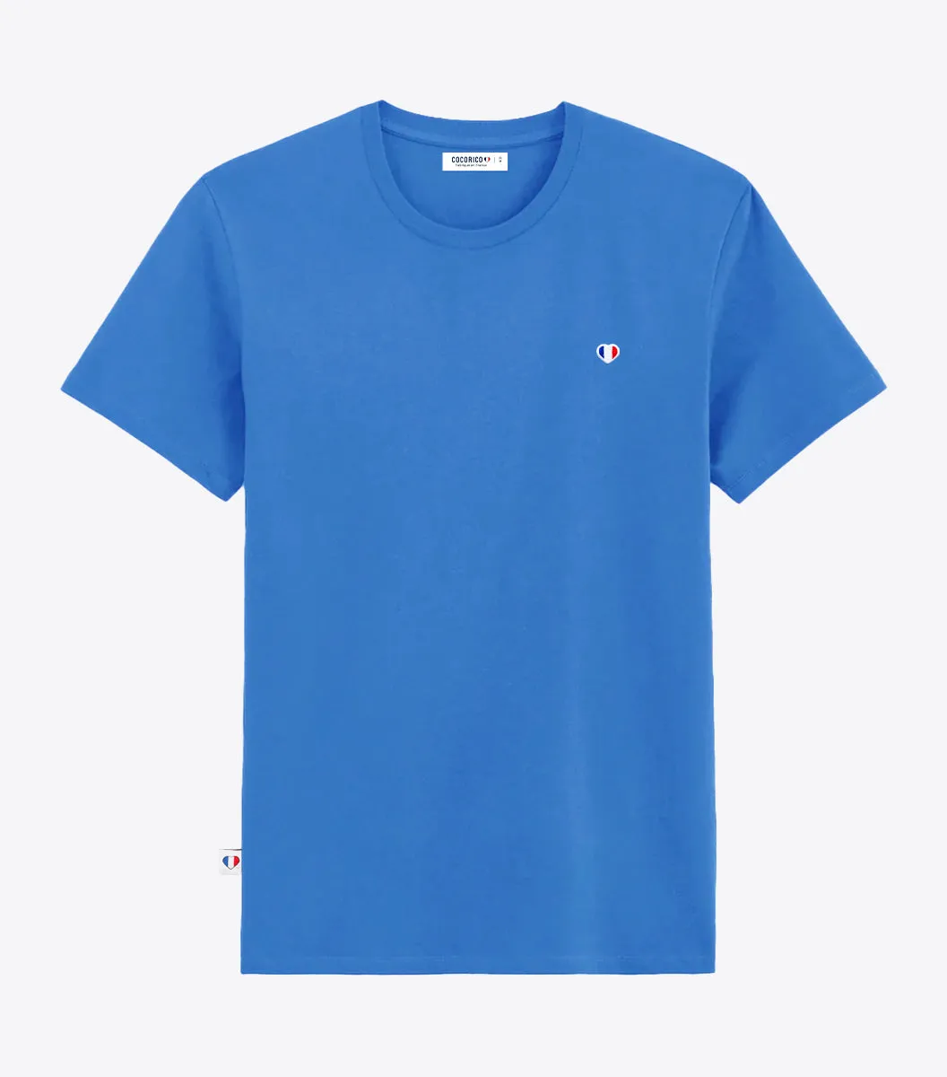 Cocorico Iconique Riviera t-shirt homme bleu riviera coton