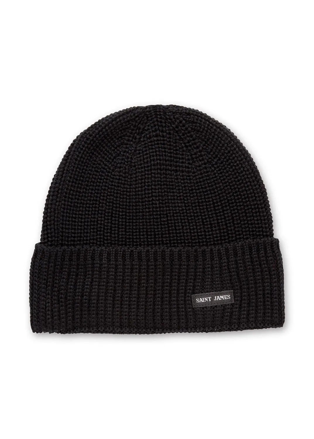 Saint James Canot bonnet noir laine taille unique