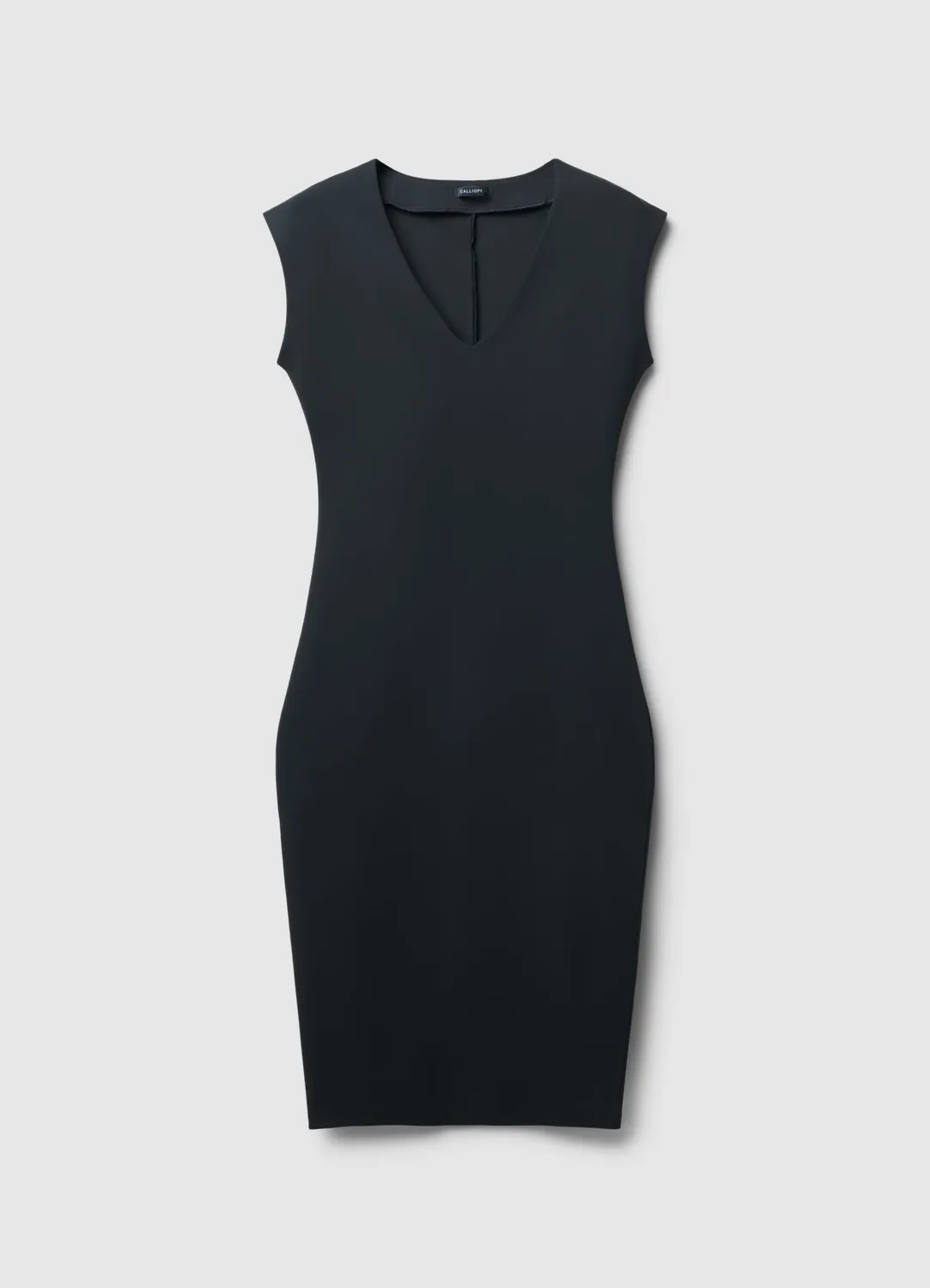 Calliope Atelier robe fourreau col V unie femme
