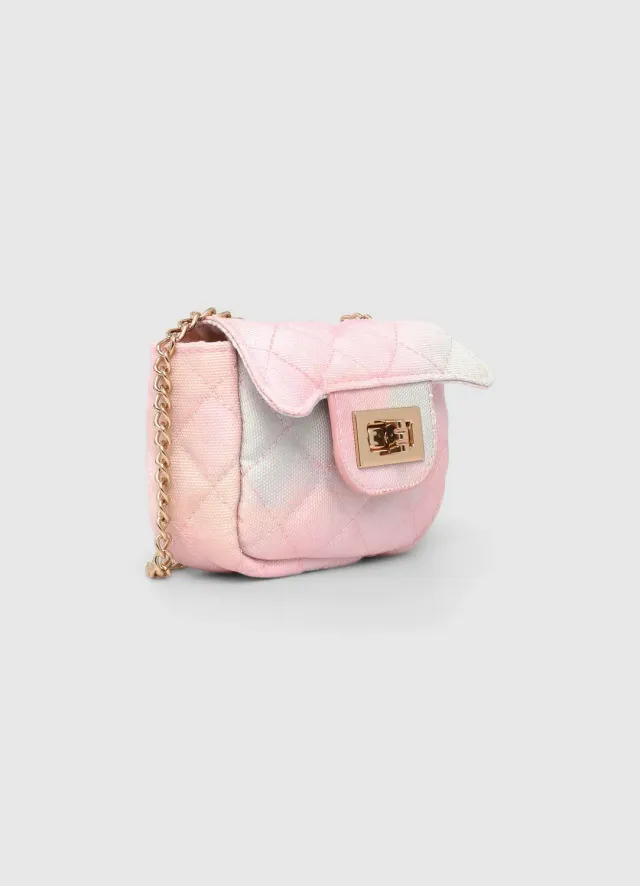 Calliope mini sac chaîne fille dégradé matelassé