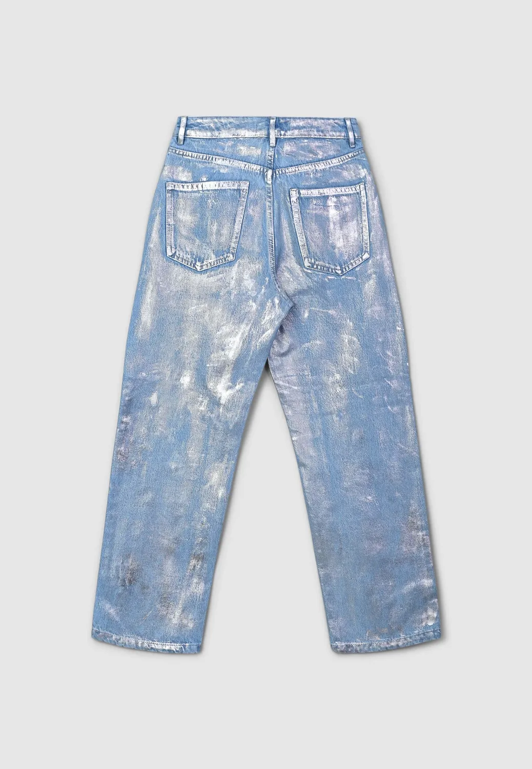 Calliope jean straight femme effet enduit 42