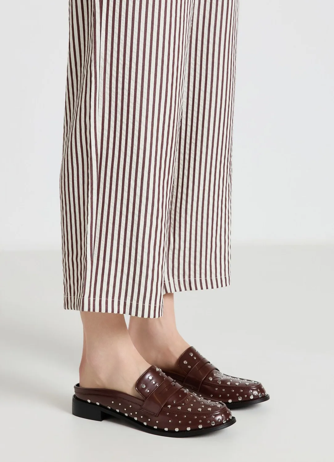 Calliope Mocassino borchie mules femme 38 clouté