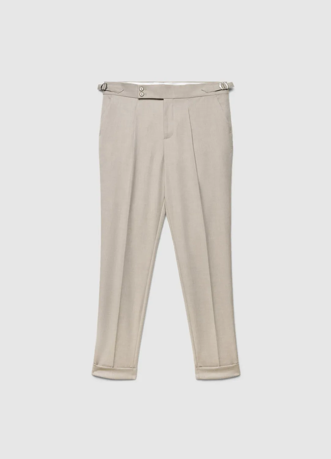 Calliope pantalon slim taille haute homme uni