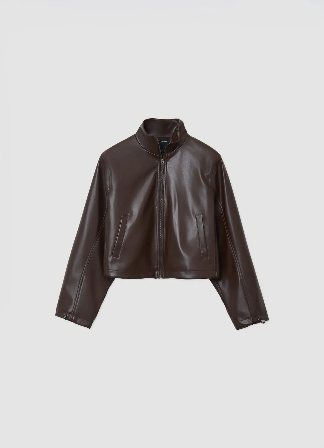 Calliope blouson femme col montant effet cuir