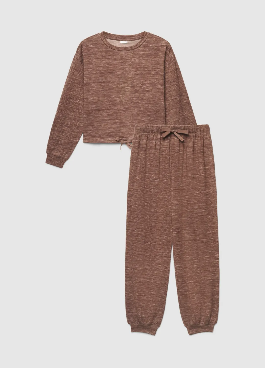 Calliope Ensemble pyjama chiné femme 2 pièces