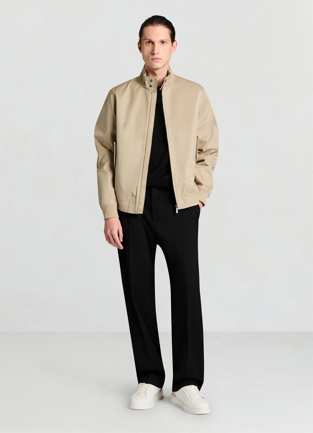 Calliope pantalon large homme pli central