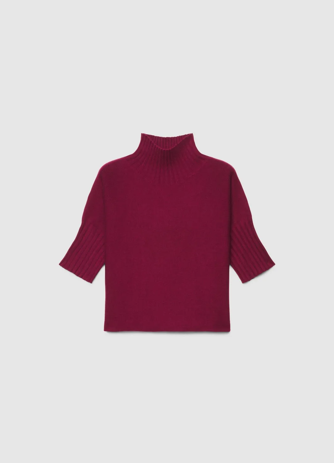 Calliope pull femme col bateau manches 3/4 uni