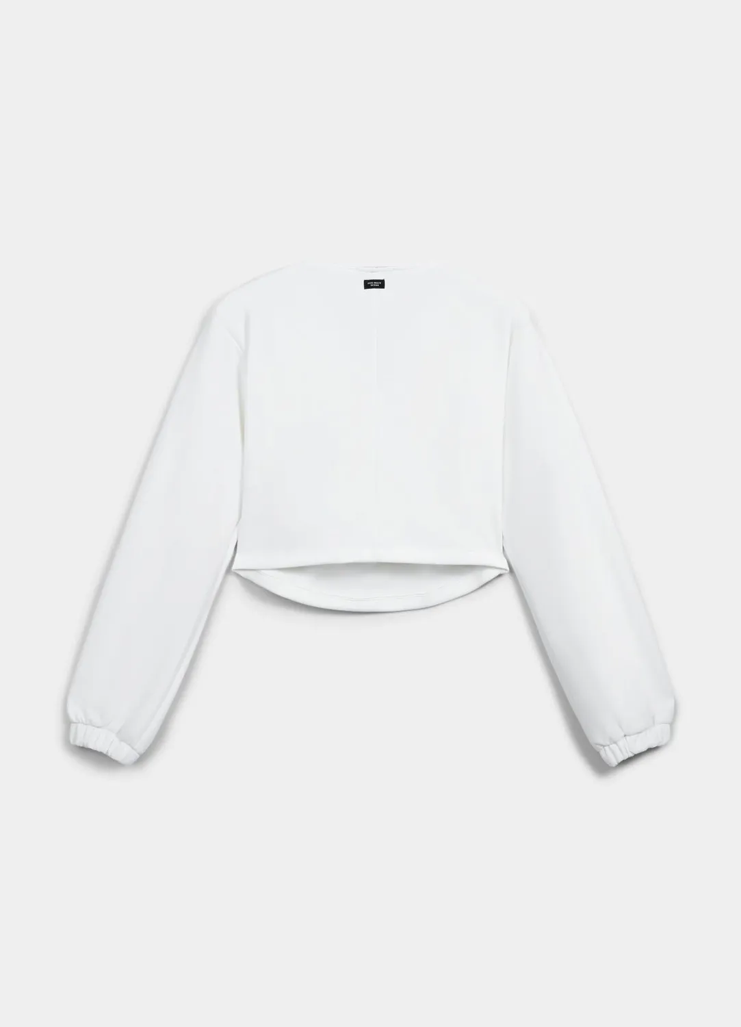Calliope Sweat Femme Croisé Froncé Crop TU