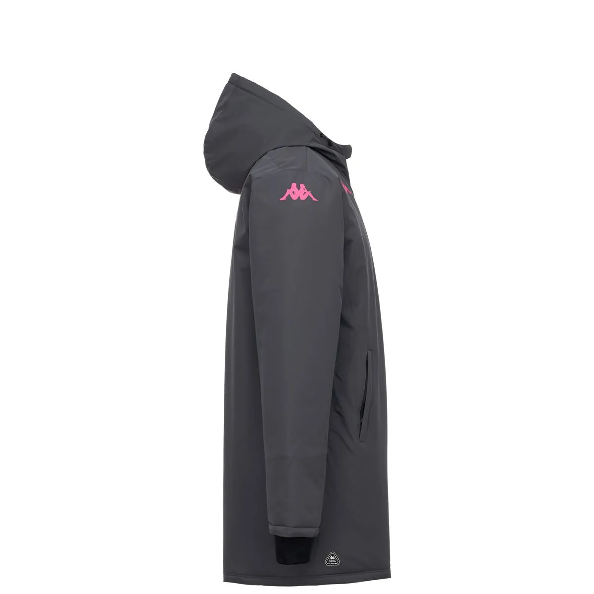 Kappa Stade Français Paris Migolo Pro 2 doudoune homme gris capuche