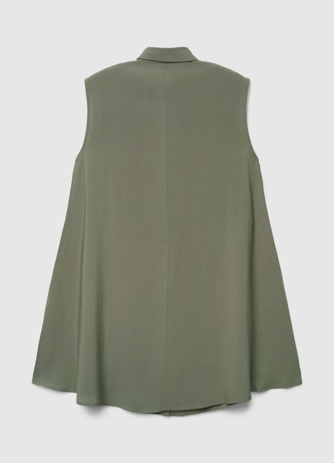 Calliope chemise longue femme sans manches unie