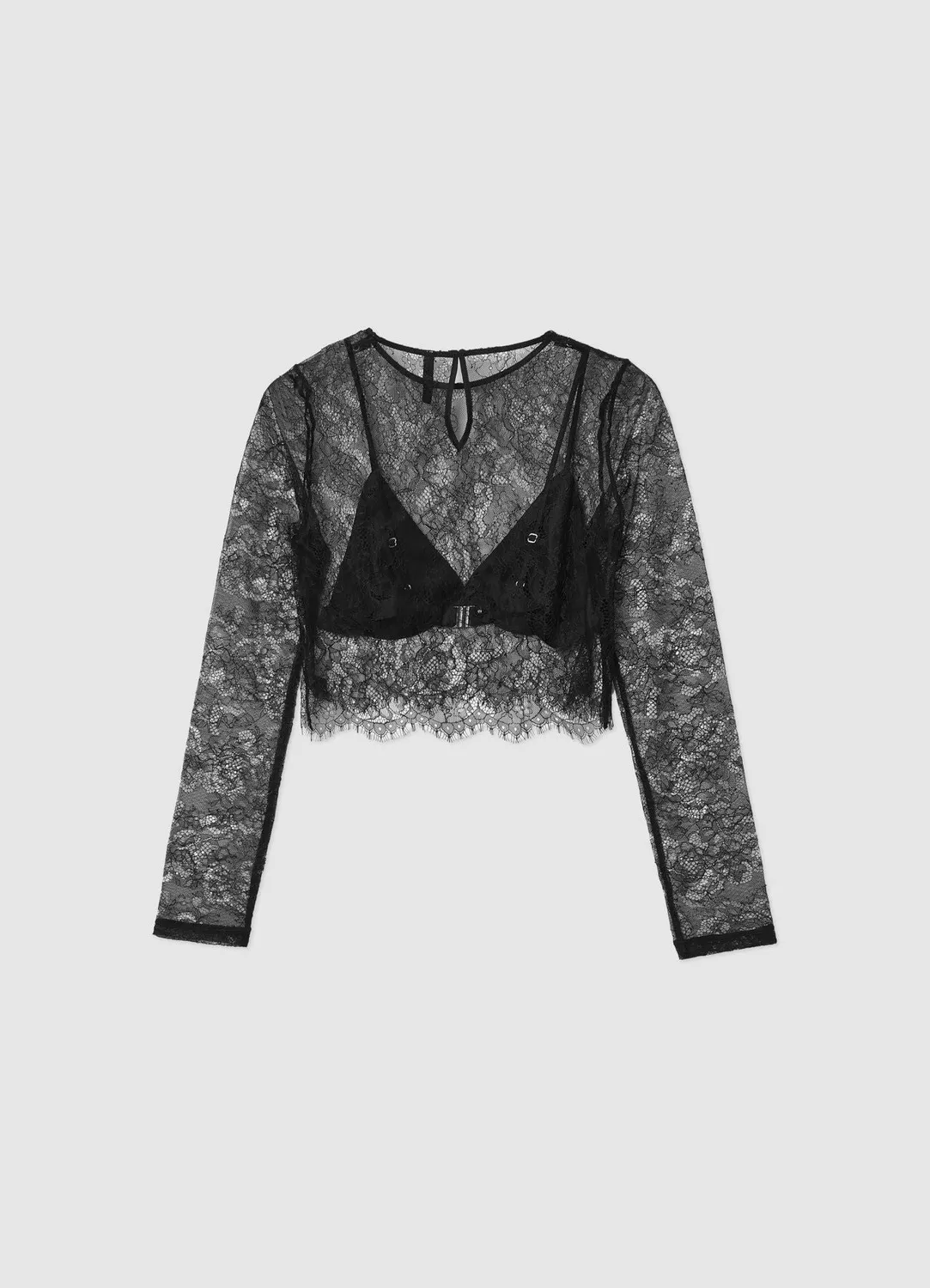 Calliope top crop dentelle femme bralette fleuri