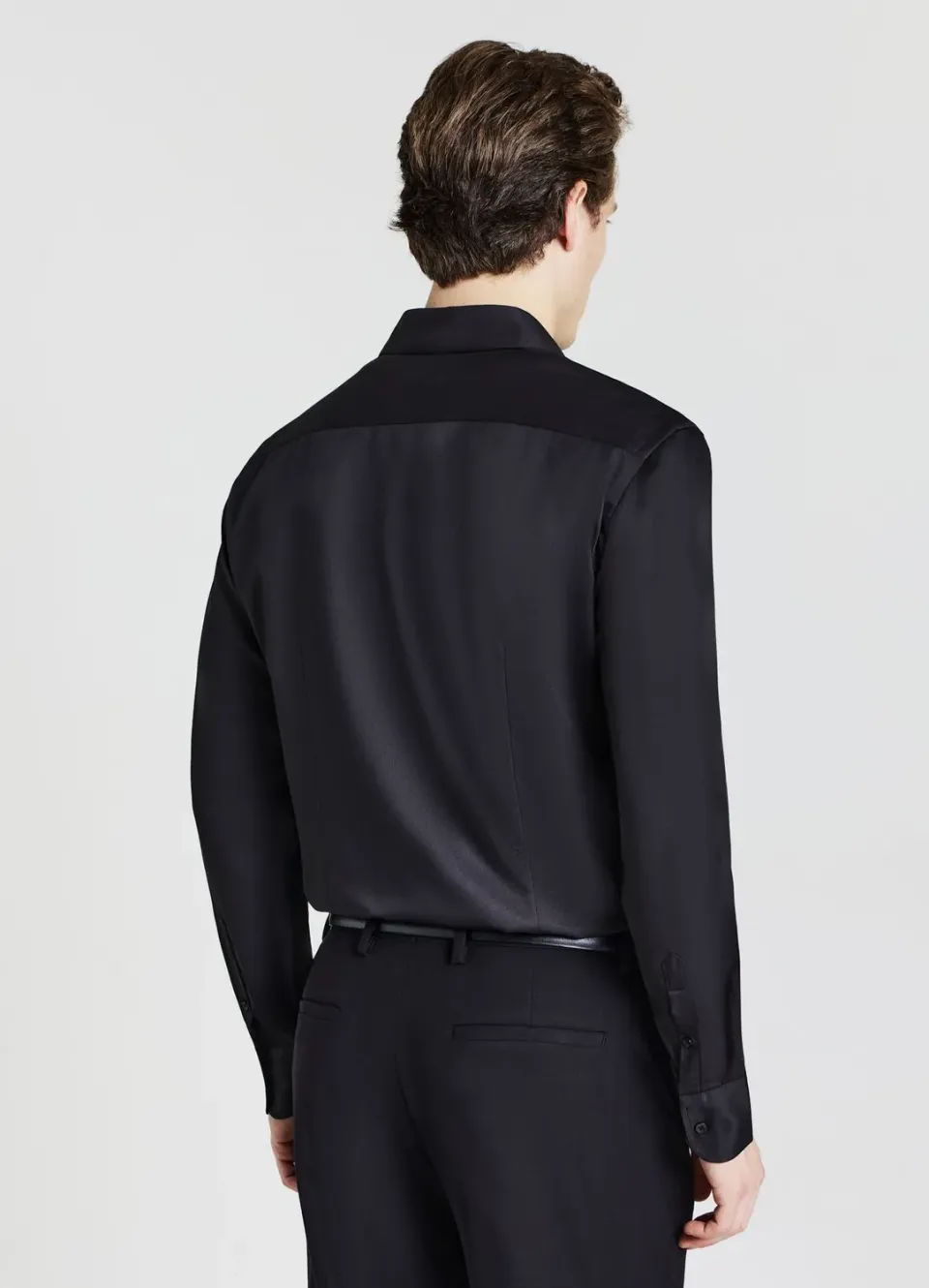 Calliope chemise homme unie manches longues