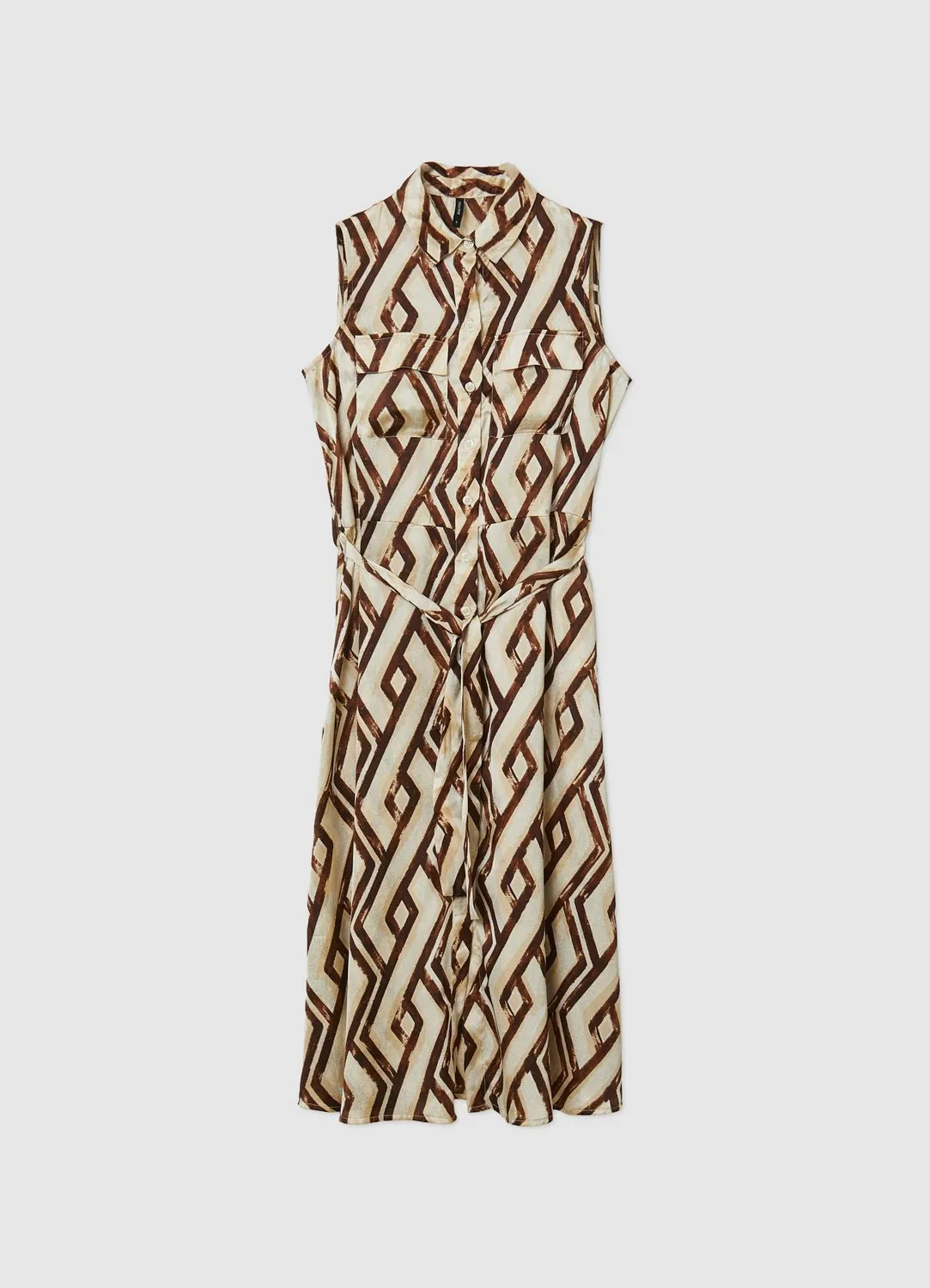 Calliope Atelier robe chemisier géométrique femme taille S