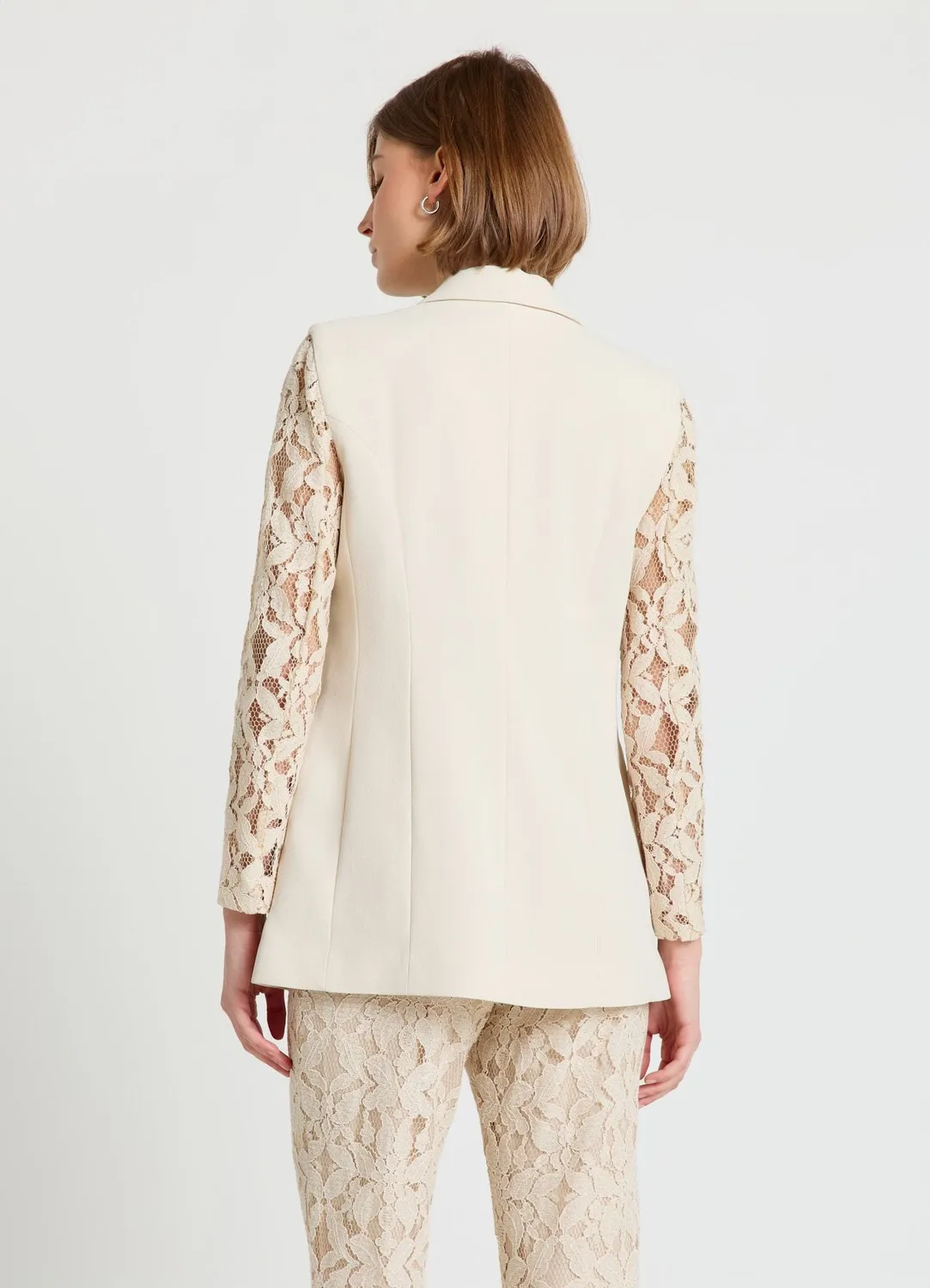 Calliope veste blazer femme S manches dentelle