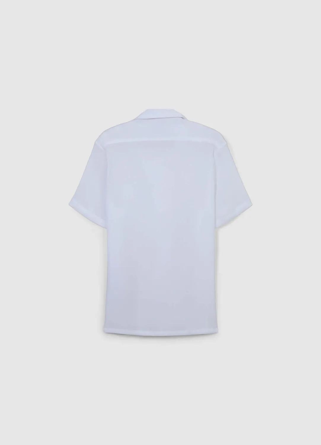 Calliope chemise effet froissé chemise homme manches courtes