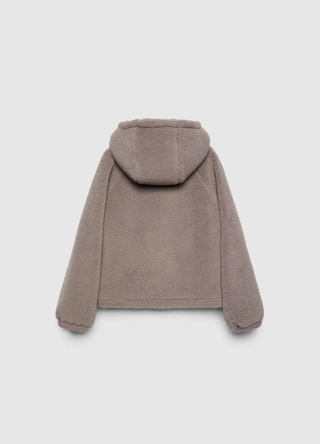 Calliope veste teddy femme à capuche unie