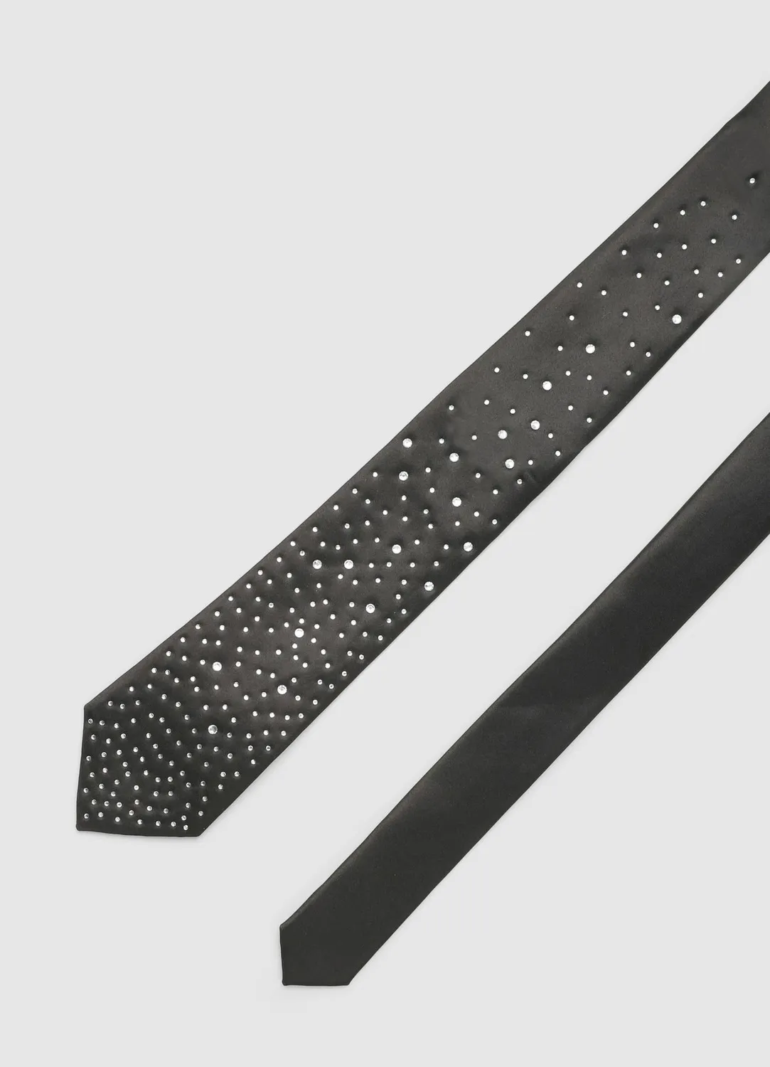 Calliope cravate femme strass uni taille unique