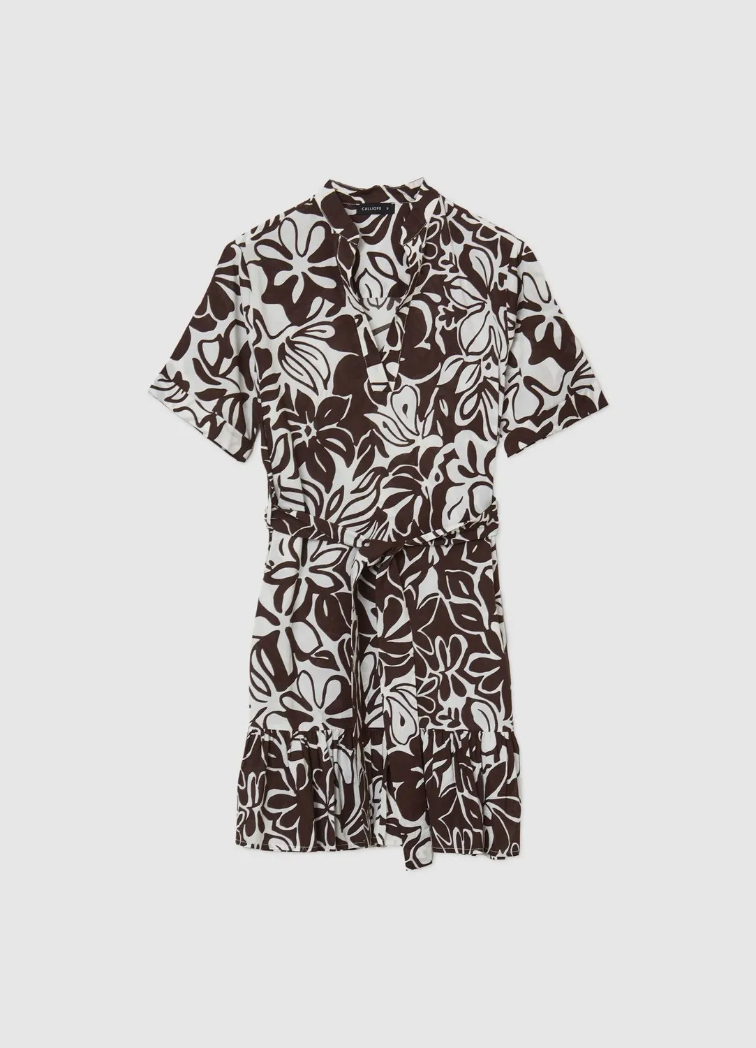 Calliope Balza robe courte femme à volant