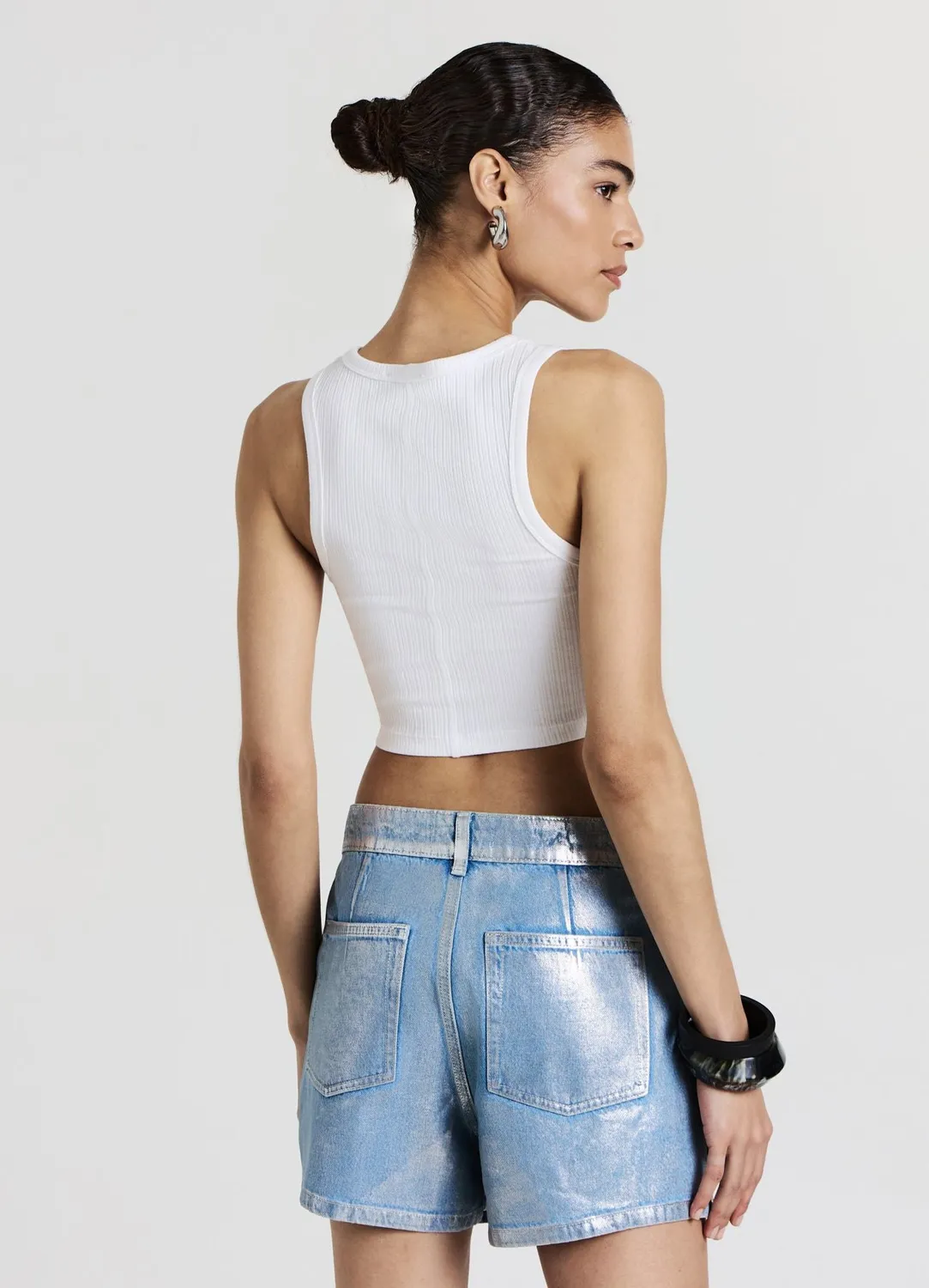 Calliope jupe-short enduite femme taille 42