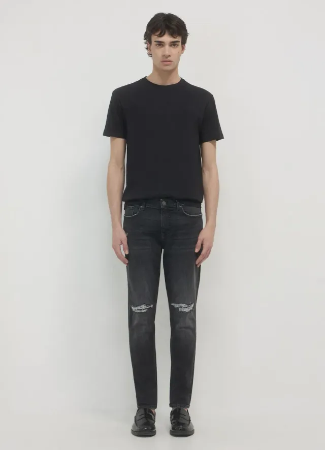 Calliope jeans skinny déchiré homme coton