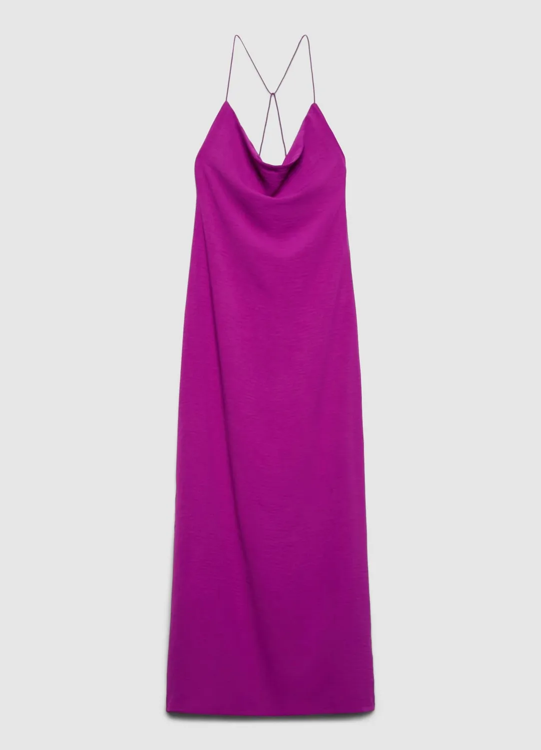 Calliope robe longue femme dos croisé fente