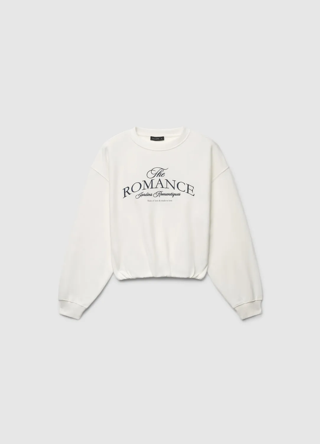 Calliope Sweat balloon femme brodé col rond