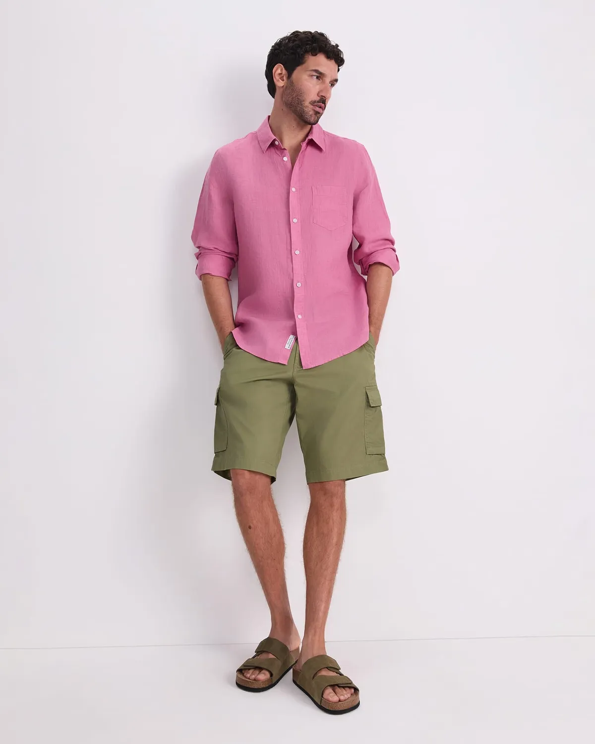 Sportscraft Delave chemise lin manches longues homme