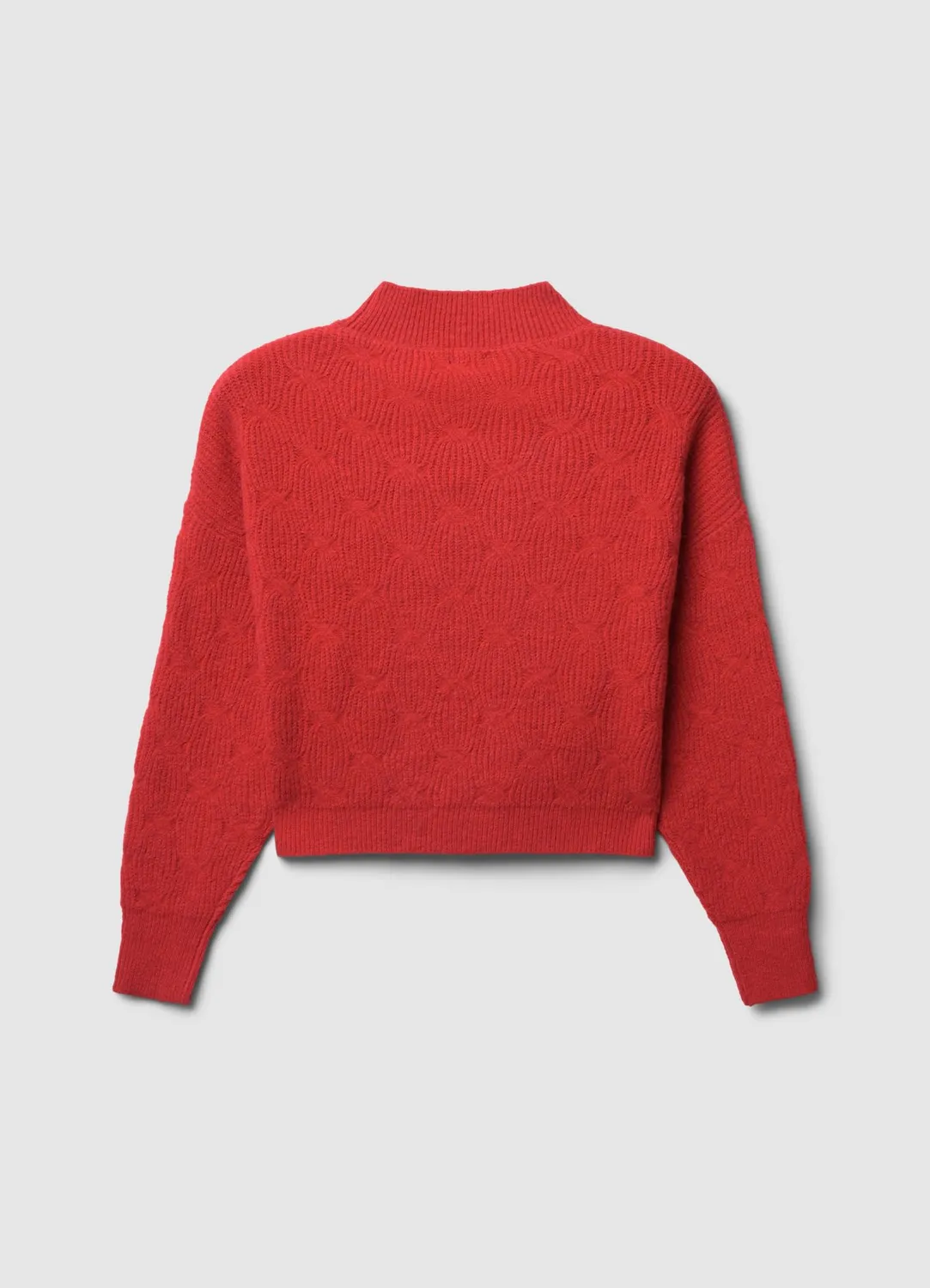 Calliope pull torsades femme col haut manches longues