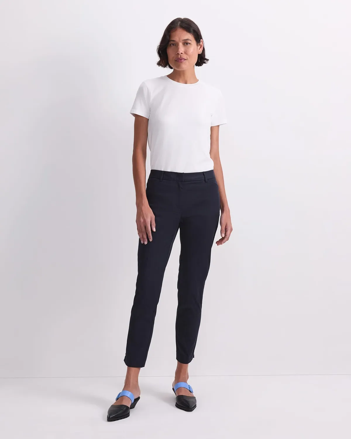 Sportscraft Evie Pantalon Capri Femme Coton Stretch Anti-froissage