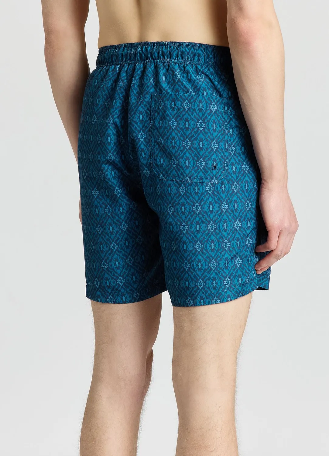 Calliope Bermuda géométrique short de bain homme élastique
