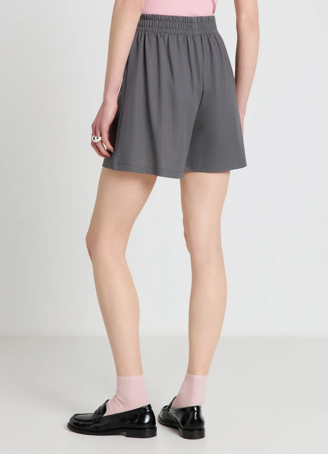 Calliope Shorts ginnici short femme uni taille haute