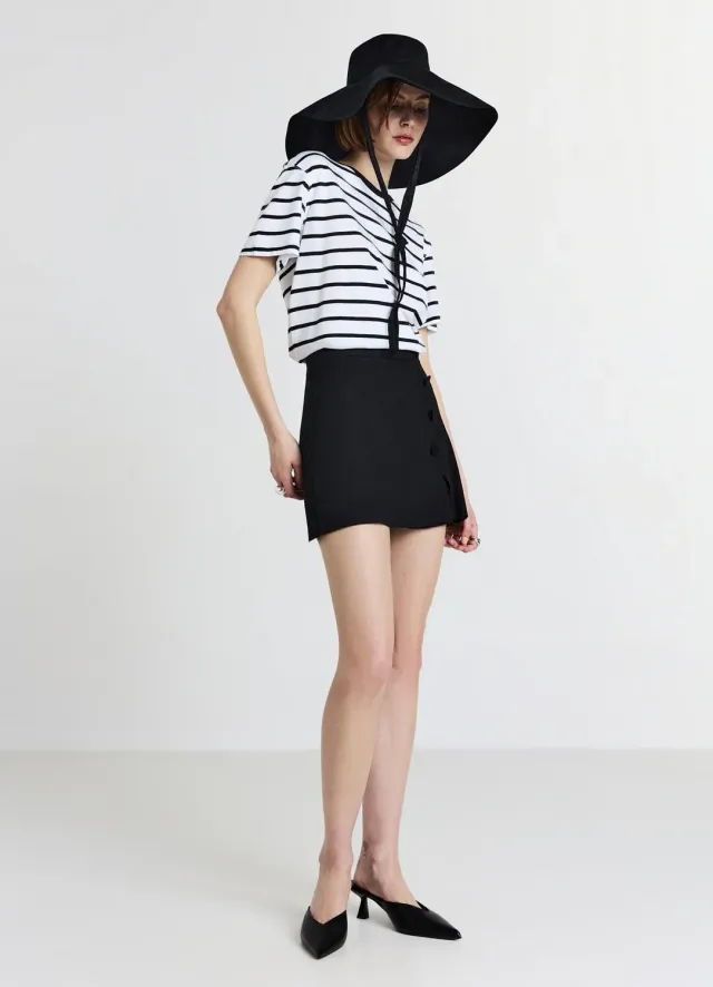 Calliope jupe-pantalon femme unie zippée